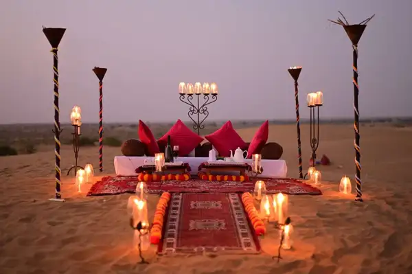dinner on dunes